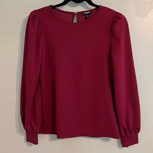 Express dress top. Size small. Reddish/maroon